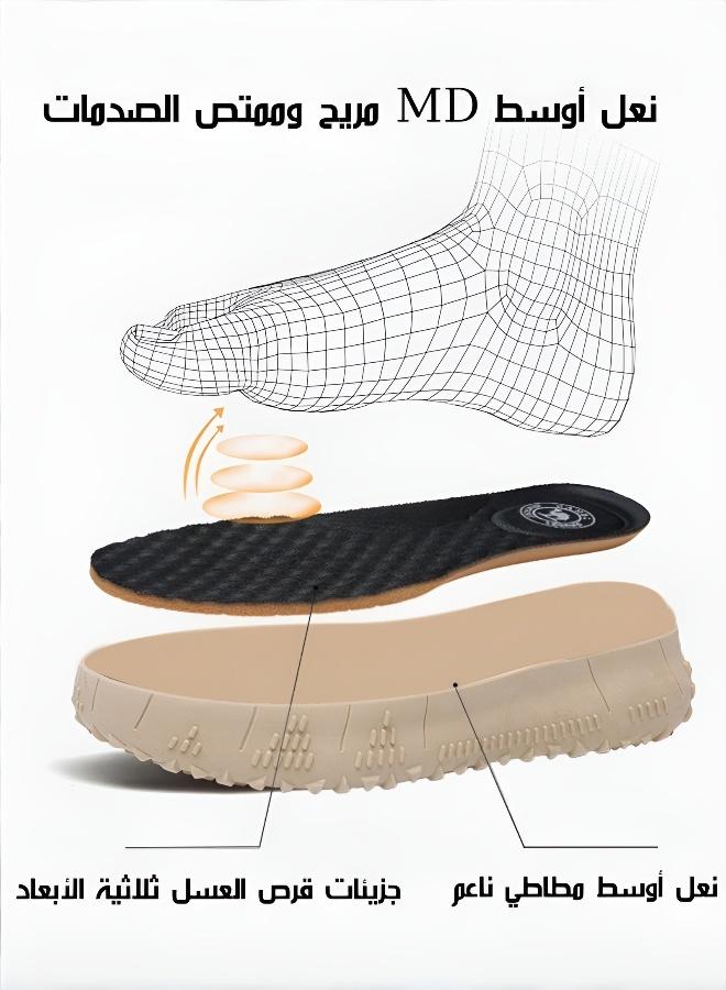 حذاء رجالي غير رسمي خفيف سهل الارتداء مع نعل مريح، حذاء رجالي منخفض، مناسب للياقة البدنية والتدريبات المتقاطعة - Image 3